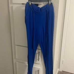 Womens blue casual pants